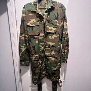 PrettyLittleThing Camouflage Dress